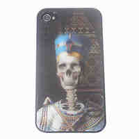 3D Effect Akhnaton Pharaoh Pattern Hard Case for iPhone 4/4S