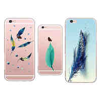 MAYCARIFeather Like Leaves TPU Back Case for iPhone 6/iphone 6S(Assorted Colors)