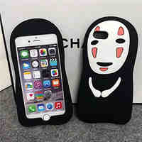 Cartoon Ghost Spirited Away Soft Silicone Case for iPhone 5/5S