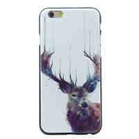 Horned Deer Pattern  Hard Case for iPhone 6/6S