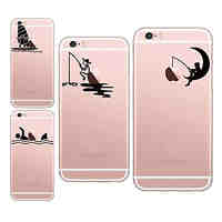 MAYCARIGoing Angling Soft Transparent TPU Back Case for iPhone 6/iphone 6S(Assorted Colors)