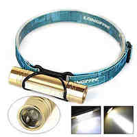 Blue /Gold /Black  LED  Q5 LED Mini Headlamp Headlight Head Light Torch Flashlight AAA Lamp Lanterna By 18650 3 Color