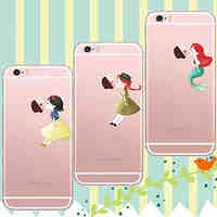 MAYCARIKissing at Apple Soft Transparent TPU Back Case for iPhone 6/iphone 6S(Assorted Colors)