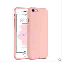 Pink Girl Solid Colour Elegant Simple Soft Case for iPhone 6/iPhone 6S