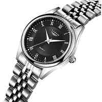 Women's Water Resistant Japan Movement Stainless Steel Watch