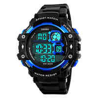 SkmeiMen's  Outdoor Sports Multifunction LED Watch 50m Waterproof Assorted Colors