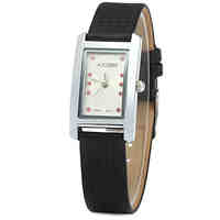 XICOO 450 Leather Band Women Diamond Quartz Watch