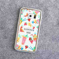 Silver Dessert Electroplating TPU Material Phone Case for S6/S6 Edge/S6 Edge Plus