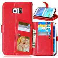 PU Leather Phone Case Holster for Samsung Galaxy S4/S5/S6 /S6 Edge/S6 edge (Assorted Colors)