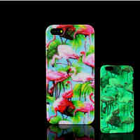 Flamingo Pattern Glow in the Dark Hard Plastic Back Cover for iPhone 5 for iPhone 5s Case