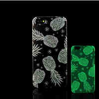 Pineapple Pattern Glow in the Dark Hard Plastic Back Cover for iPhone 5 for iPhone 5s Case