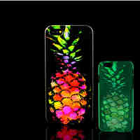 Pineapple Pattern Glow in the Dark Hard Plastic Back Cover for iPhone 5 for iPhone 5s Case