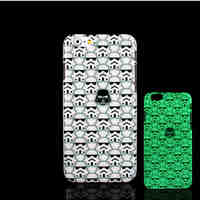 Skull Pattern Glow in the Dark Hard Plastic Back Cover for iPhone 5 for iPhone 5s Case