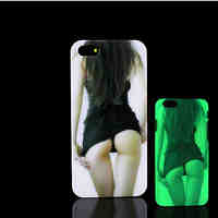 Beauty Pattern Glow in the Dark Hard Plastic Back Cover for iPhone 5 for iPhone 5s Case