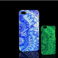 Aztec Pattern Glow in the Dark Hard Plastic Back Cover for iPhone 5 for iPhone 5s Case