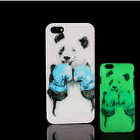 Panda Pattern Glow in the Dark Hard Plastic Back Cover for iPhone 5 for iPhone 5s Case