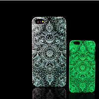 Aztec Mandala Pattern Glow in the Dark Hard Plastic Back Cover for iPhone 5 for iPhone 5s Case