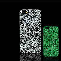 Aztec Mandala Pattern Glow in the Dark Hard Plastic Back Cover for iPhone 5 for iPhone 5s Case