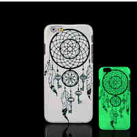 Dreamcatcher Pattern Glow in the Dark Hard Plastic Back Cover for iPhone 6 for iPhone 6s Case