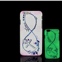 Infinity Pattern Glow in the Dark Hard Plastic Back Cover for iPhone 6 for iPhone 6s Case