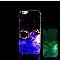 Infinity Pattern Glow in the Dark Hard Plastic Back Cover for iPhone 6 for iPhone 6s Case