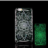 Aztec Mandala Pattern Glow in the Dark Hard Plastic Back Cover for iPhone 6 for iPhone 6s Case