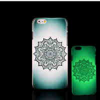 Aztec Mandala Pattern Glow in the Dark Hard Plastic Back Cover for iPhone 6 for iPhone 6s Case