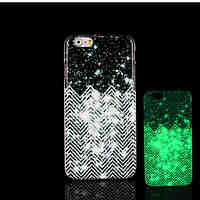 Aztec Mandala Pattern Glow in the Dark Hard Plastic Back Cover for iPhone 6 for iPhone 6s Case