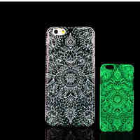 Aztec Mandala Pattern Glow in the Dark Hard Plastic Back Cover for iPhone 6 for iPhone 6s Case