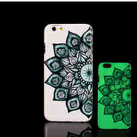 Aztec Mandala Pattern Glow in the Dark Hard Plastic Back Cover for iPhone 6 for iPhone 6s Case