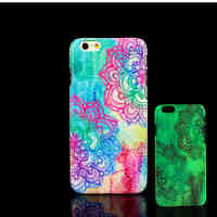 Aztec Mandala Pattern Glow in the Dark Hard Plastic Back Cover for iPhone 6 for iPhone 6s Case