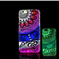 Aztec Mandala Pattern Glow in the Dark Hard Plastic Back Cover for iPhone 6 for iPhone 6s Case