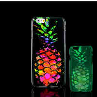 Pineapple Pattern Glow in the Dark Hard Plastic Back Cover for iPhone 6 for iPhone 6s Case