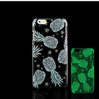 Pineapple Pattern Glow in the Dark Hard Plastic Back Cover for iPhone 6 for iPhone 6s Case