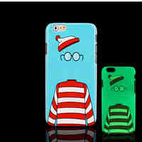 Cartoon Pattern Glow in the Dark Hard Plastic Back Cover for iPhone 6 for iPhone 6s Case