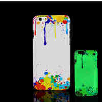 Beautiful Pattern Glow in the Dark Hard Plastic Back Cover for iPhone 6 for iPhone 6s Case