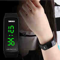 Women's Slim Design LED Digital Silicone Watch