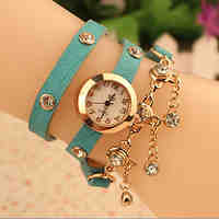 New Fashion Lady Bracelet Watch Fashion Beads Lanyards Table