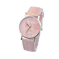 Simulation Wooden Watch Quartz Women Watches Casual Wooden Color Leather Strap Watch Wood  Wristwatch Relogio Masculino