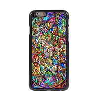 All Characters Pattern Aluminum Hard Case for iPhone 6/6S