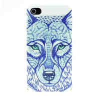 Fox Pattern Pattern Hard Case for iPhone 4/4S