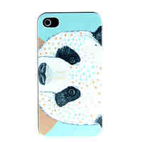 Panda Pattern Pattern Hard Case for iPhone 4/4S