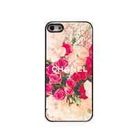 Flower Design Aluminum Hard Case for iPhone 5/5S