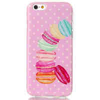 Macarons Pattern TPU Back Case for iPhone 6/6S