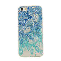 Green Blue Pattern TPU Soft Case Phone Case for iPhone 5/5S