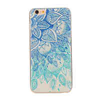 Green Blue Pattern TPU Soft Case Phone Case for iPhone 6/6S