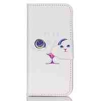 Kitty Painted PU Phone Case for iphone SE