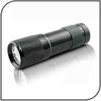 Mini 9 Led Flashlights/Torch LED 395nm Wavelength Counterfeit Detector/Ultraviolet Light/AAA Battery/Aluminum alloy