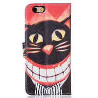 Cat Pattern PU Leather Material Phone Case for iPhone 5/5S/iPhone SE