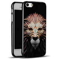 High Quality Embossed Lion Soft Protective Back Cover iPhone Case for iPhone SE/iPhone 5S/5